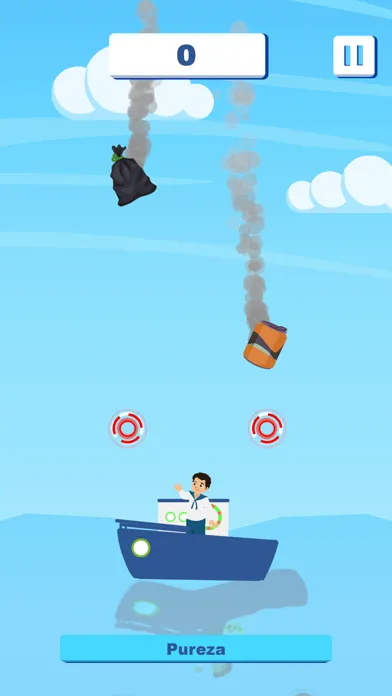 Capturas de tela do Cuidemos Nuestro Mar
