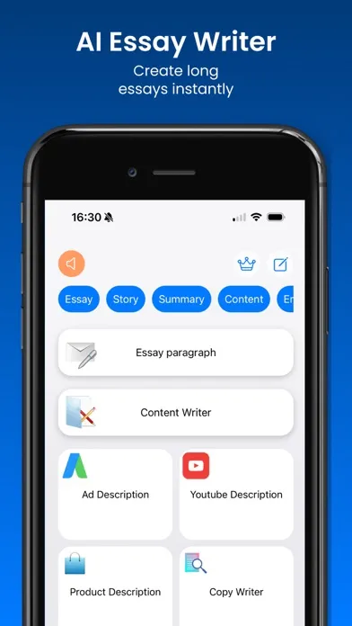 Essay Writer - EssayAI Ekran Görüntüleri