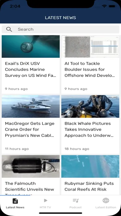 تصاویر Marine Tech News