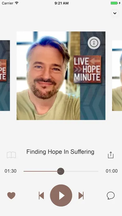Tangkapan skrin Live Hope Minute w/ Mark Smeby