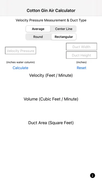 Cotton Gin Air Calculator স্ক্রিনশট