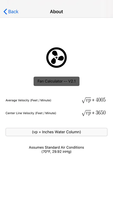 Cotton Gin Air Calculator স্ক্রিনশট