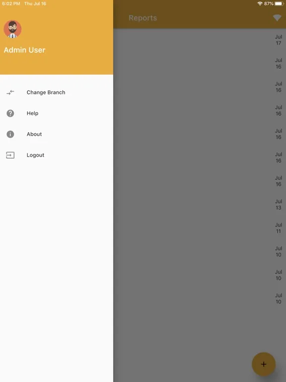 Tangkapan skrin Incident and Hazard ID iPad 