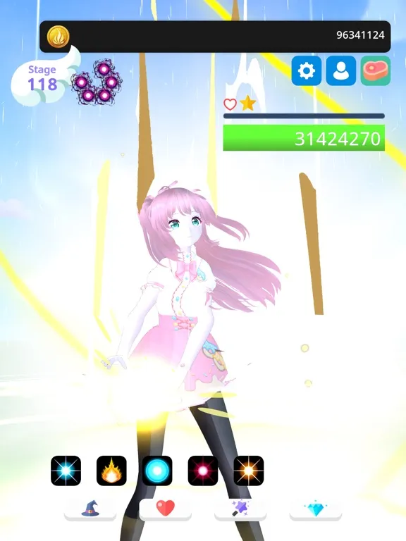 ภาพหน้าจอของ VRM Dragon EnergyBlast Clicker iPad 