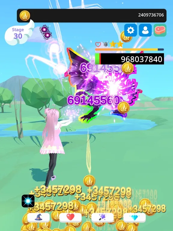 ภาพหน้าจอของ VRM Dragon EnergyBlast Clicker iPad 