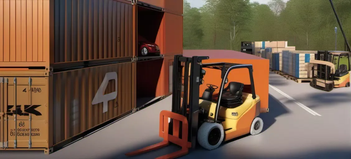 ภาพหน้าจอของ Forklift Operator Game