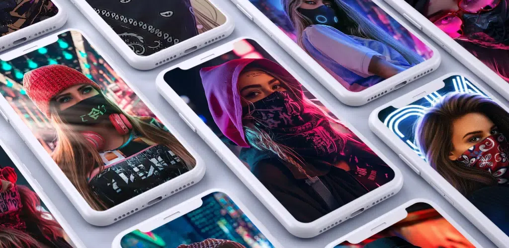 Screenshot di Mask Girl Wallpapers