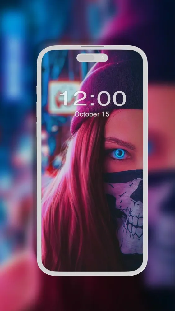 Screenshot di Mask Girl Wallpapers