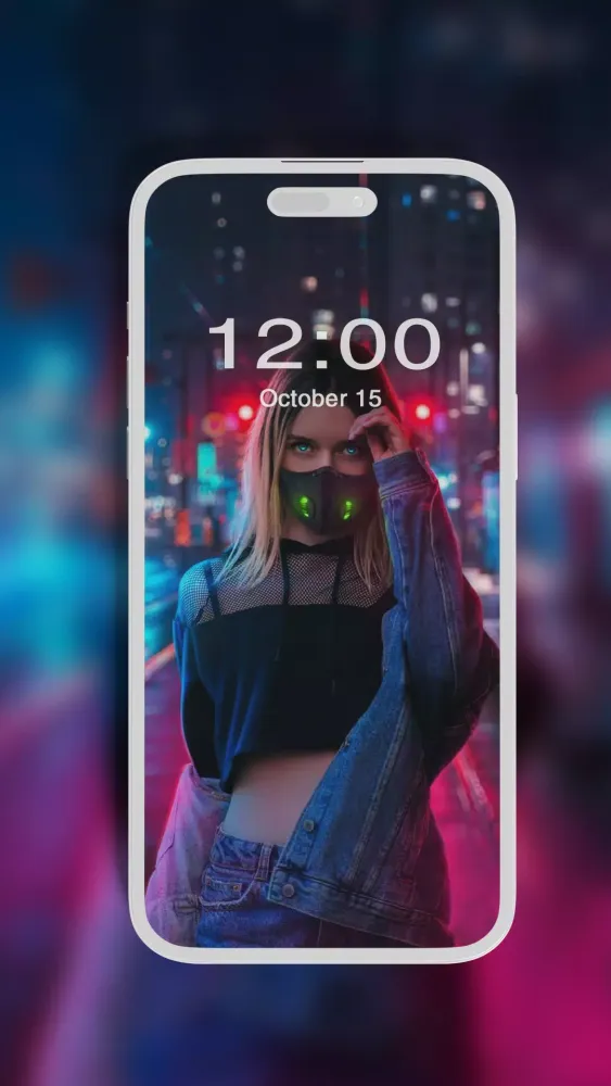 Screenshot di Mask Girl Wallpapers