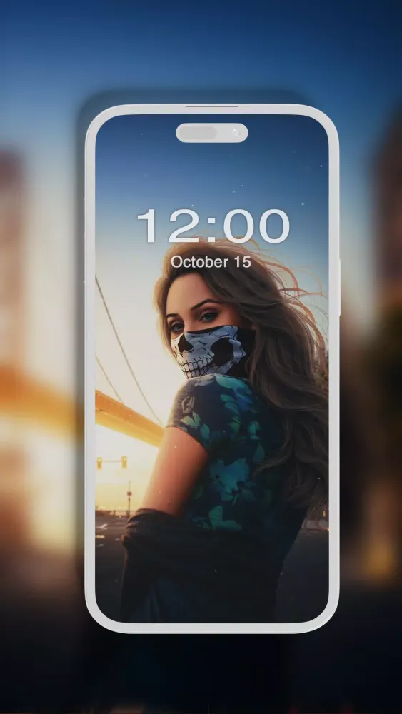 Screenshot di Mask Girl Wallpapers