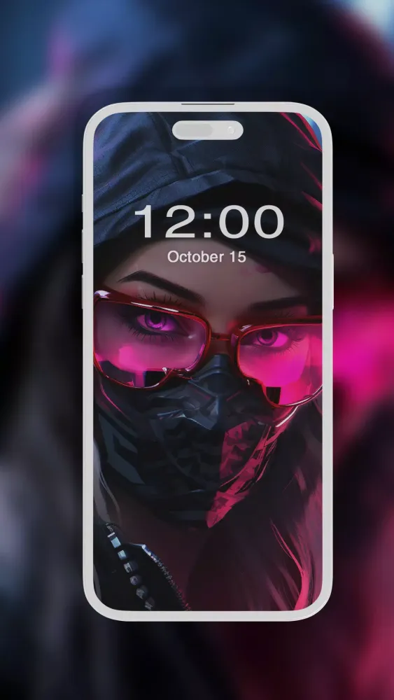 Screenshot di Mask Girl Wallpapers