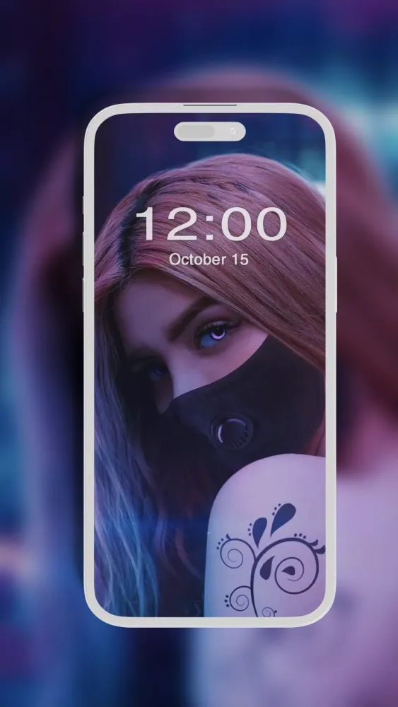 Screenshot di Mask Girl Wallpapers