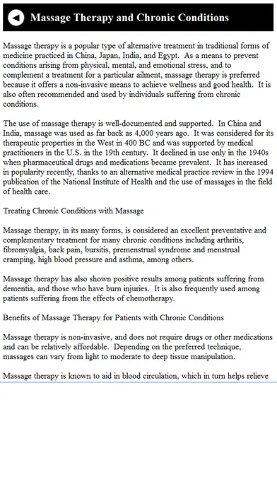 Best Massage Therapy Screenshots