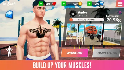Tangkapan skrin Iron Muscle Bodybuilding game