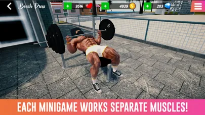 Tangkapan skrin Iron Muscle Bodybuilding game