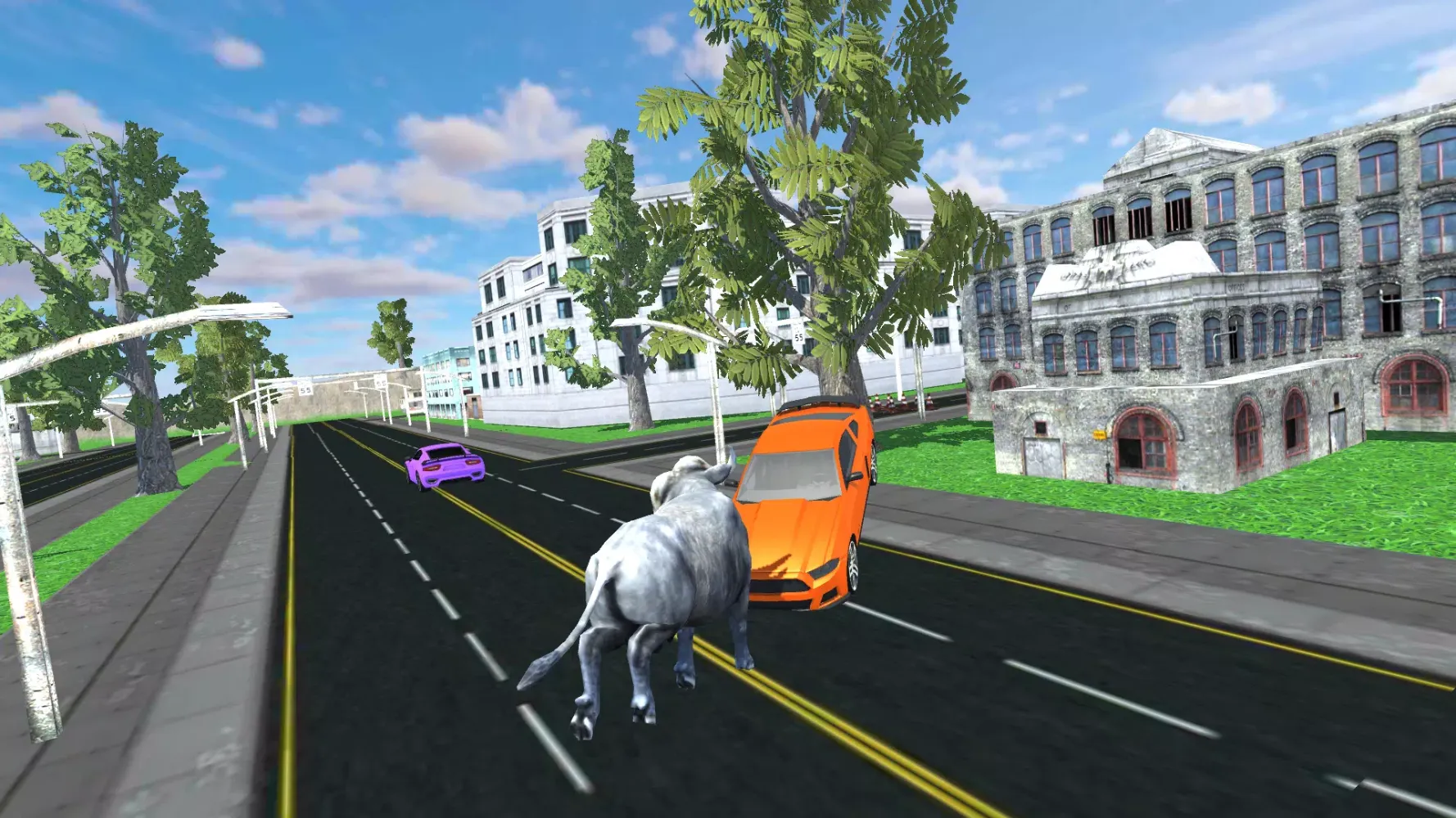 Angry Buffalo Attack Game 3D স্ক্রিনশট