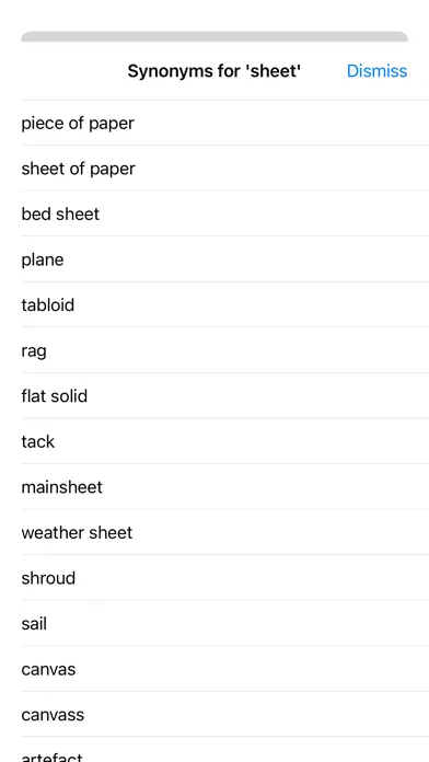 Quick Synonyms স্ক্রিনশট