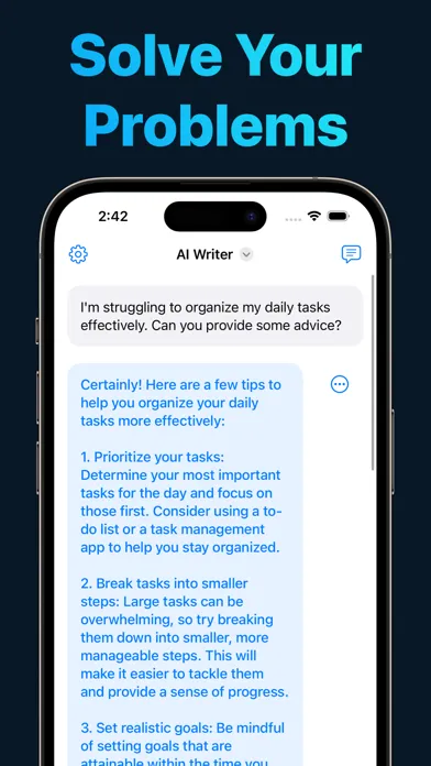 AI Writer - Writing Assistant Screenshots