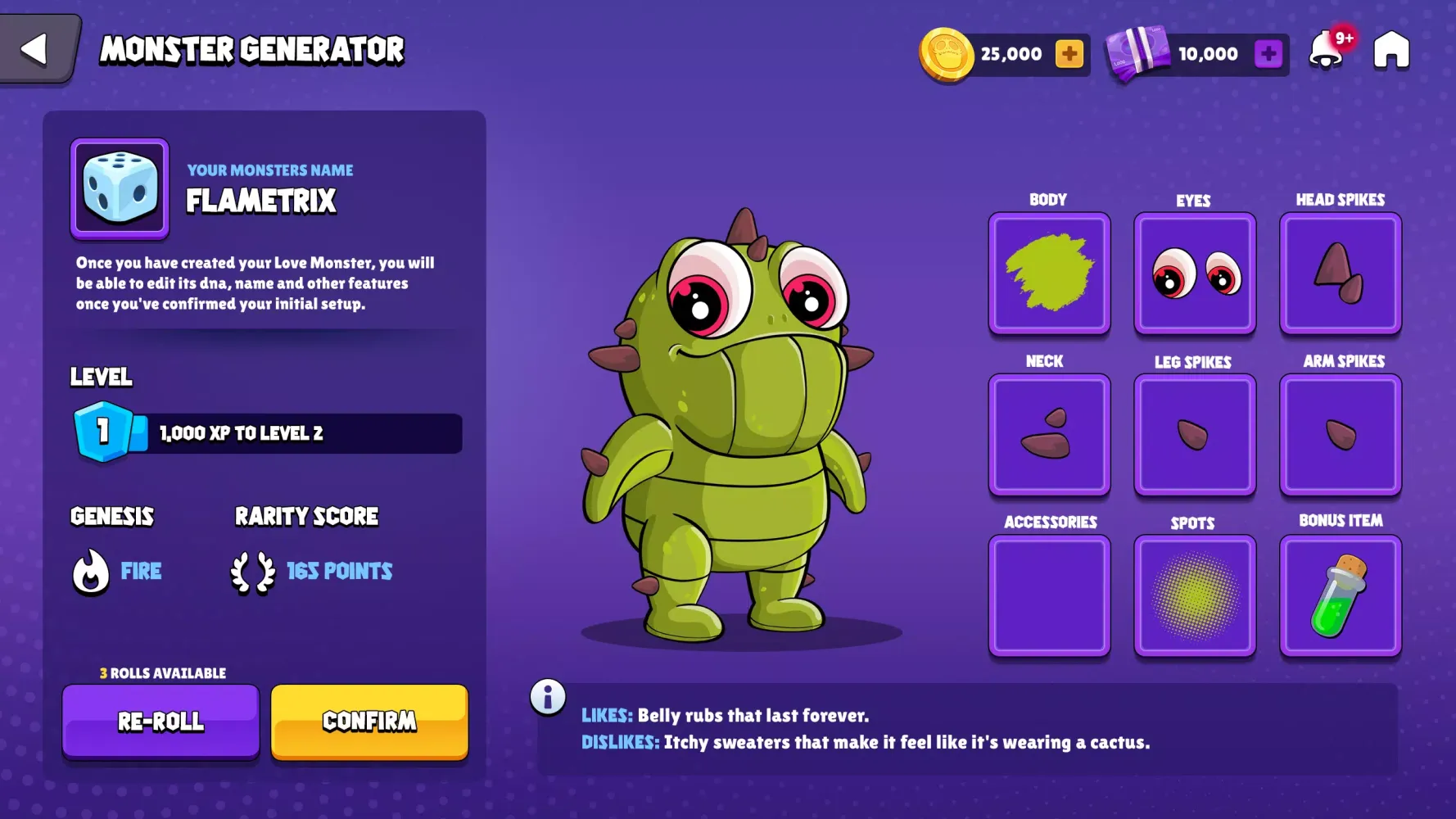 Captures d'écran de Love Monster: Arena of Legends