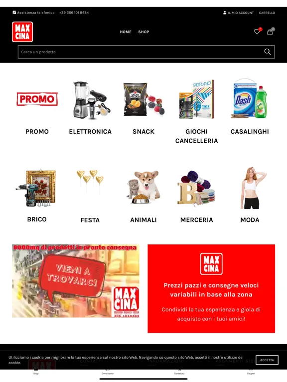 Tangkapan layar Max Cina iPad 