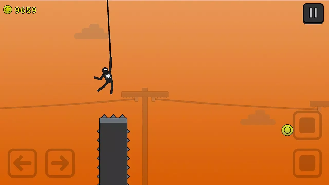Venom Spider Game: Rope Swing应用截图