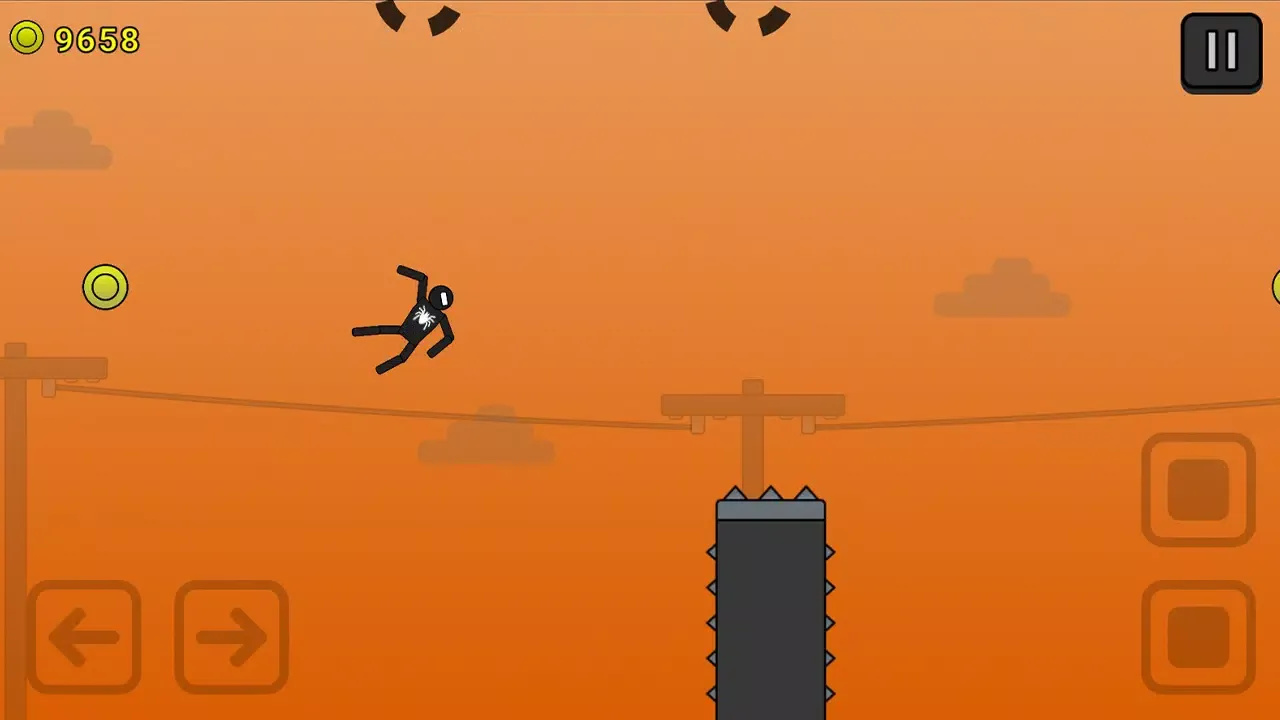 Venom Spider Game: Rope Swing应用截图