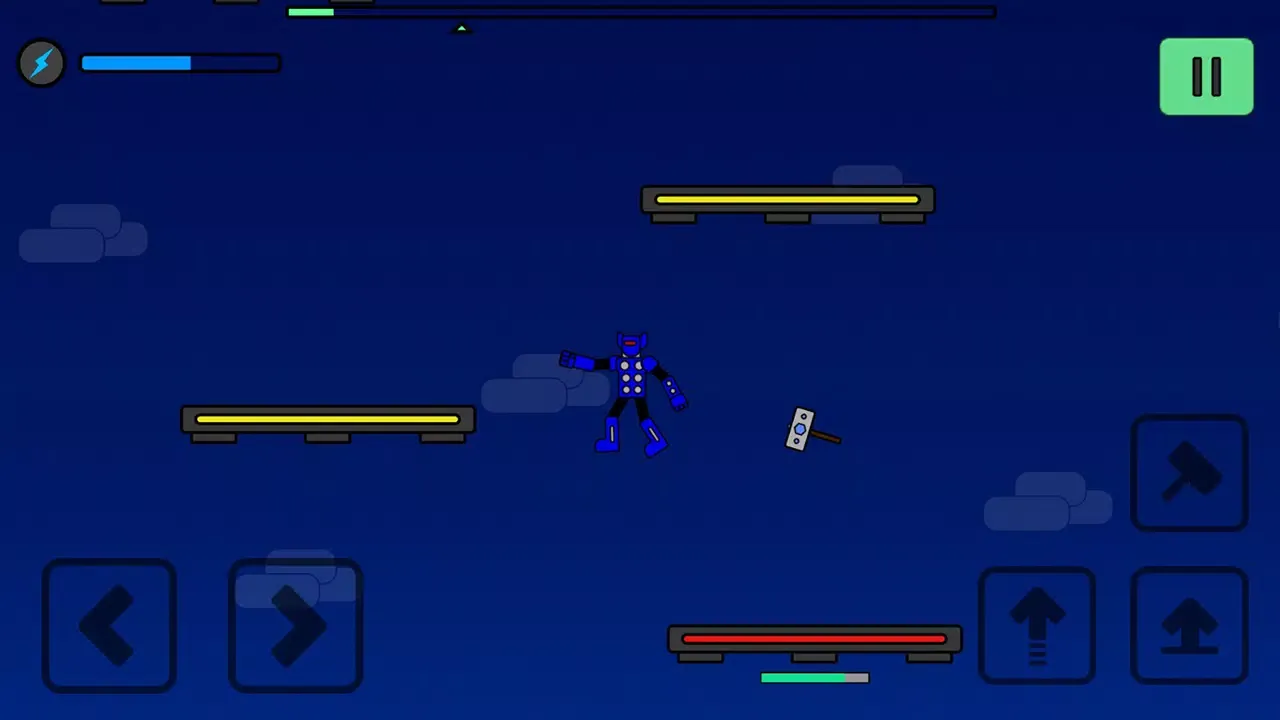 Ảnh chụp màn hình của Thor Game: Hammer Platformer