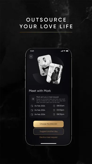 Capturas de tela do MAXION: The Matchmaking App