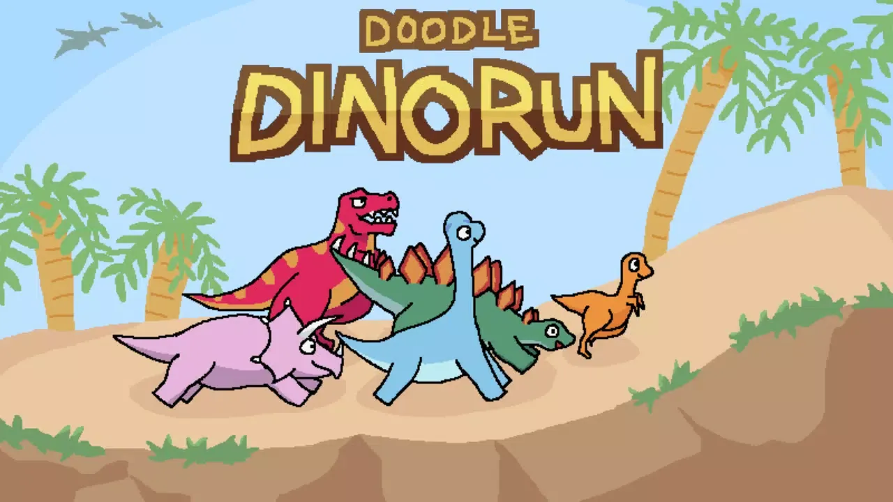Doodle Dino Run स्क्रीनशॉट