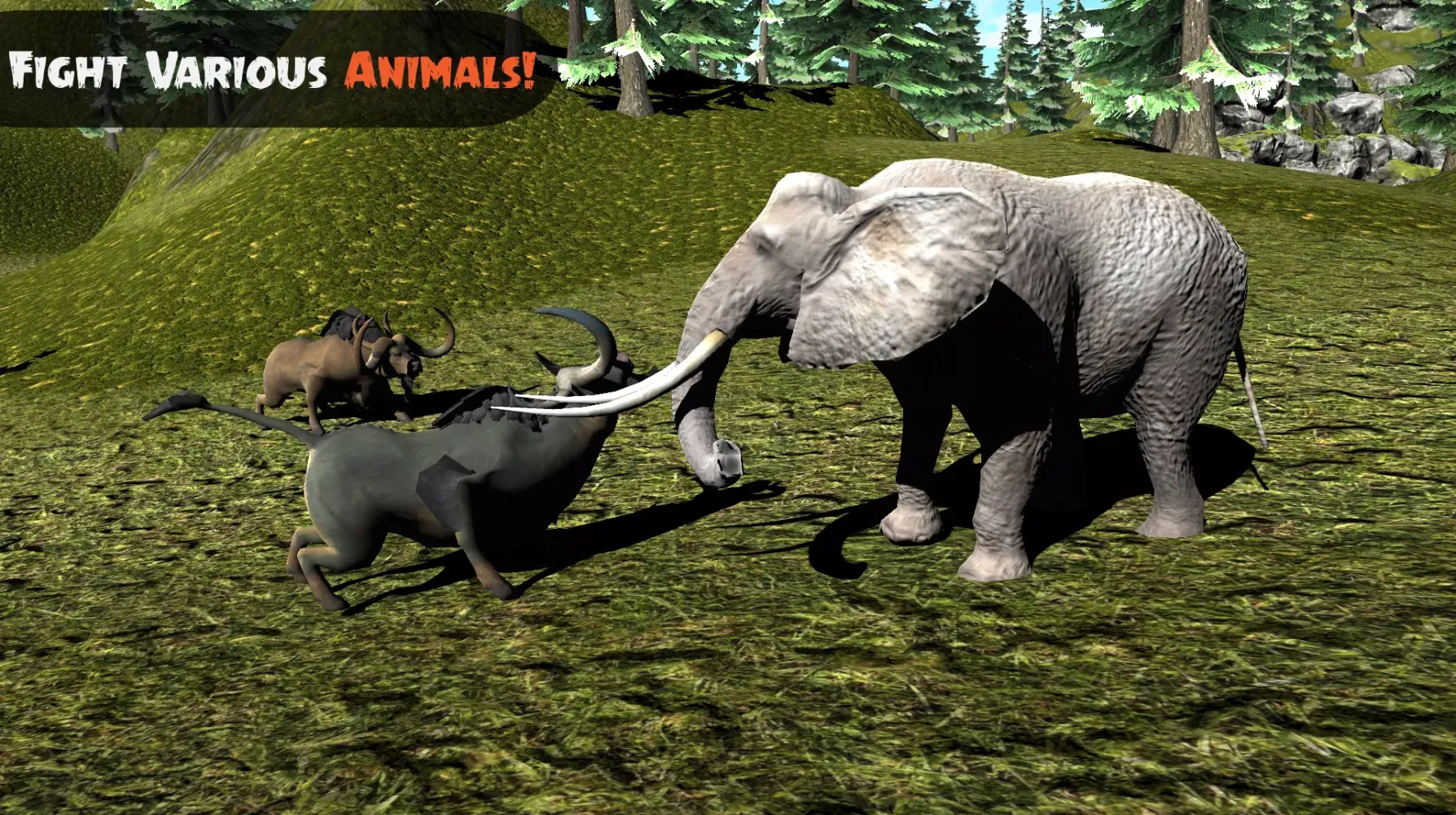 Wild Angry Bull, Jungle Attack Screenshots
