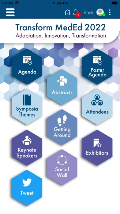 Captures d'écran de Transform MedEd 2022