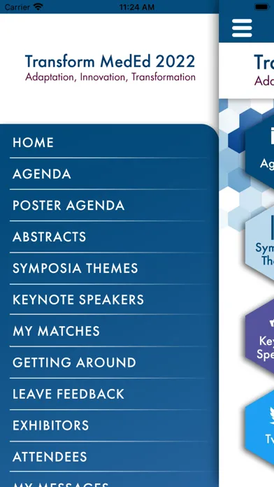 Captures d'écran de Transform MedEd 2022
