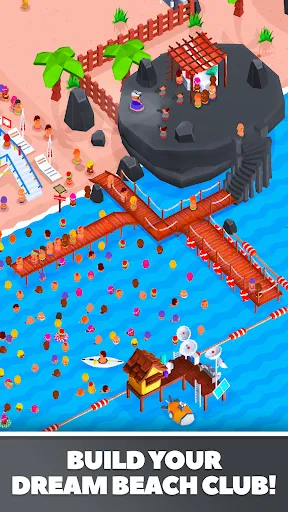 Beach Club Tycoon : Idle Game Screenshots