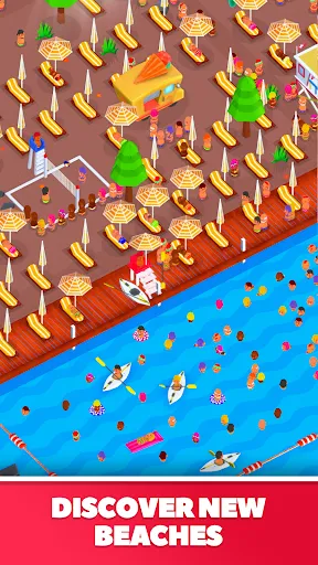 Beach Club Tycoon : Idle Game Screenshots