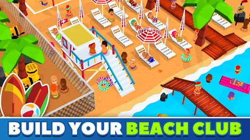 Beach Club Tycoon : Idle Game Screenshots