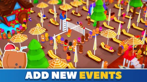 Beach Club Tycoon : Idle Game Screenshots