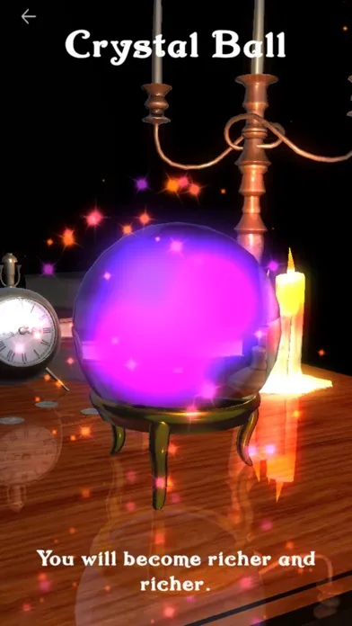 Tangkapan skrin Magic Crystal Ball: Divination