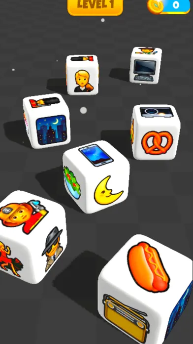 ภาพหน้าจอของ Emoji Dice.