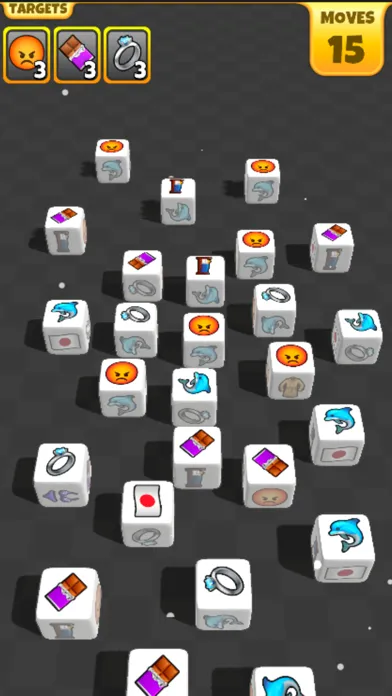 ภาพหน้าจอของ Emoji Dice.