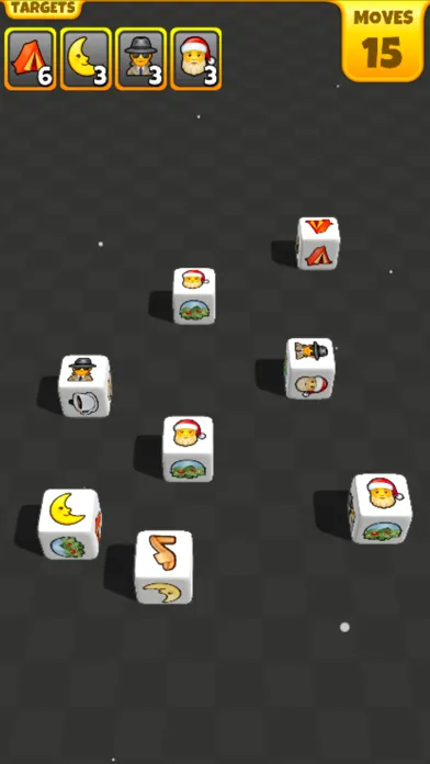 ภาพหน้าจอของ Emoji Dice.