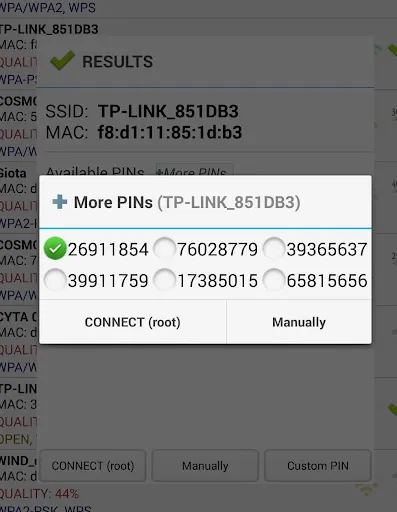 Wifi WPS Plus Screenshots