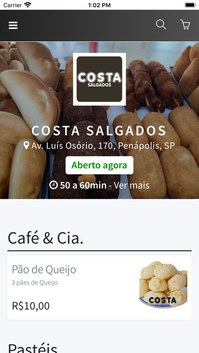 Screenshot di Costa Salgados
