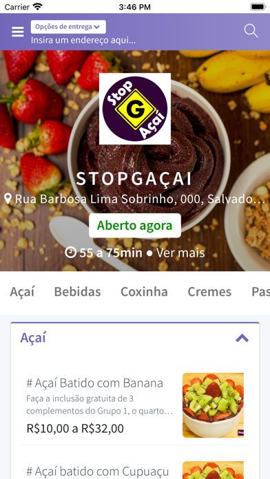 Tangkapan layar Stop G Açaí