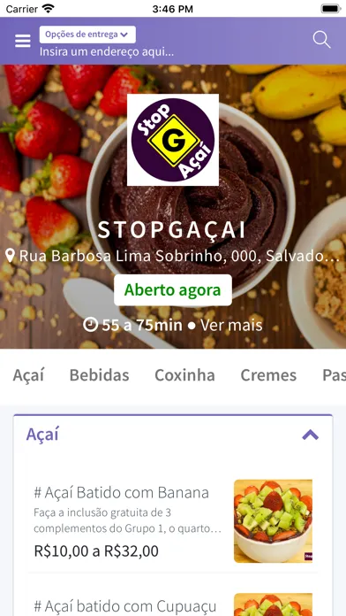 ภาพหน้าจอของ Stop G Açaí