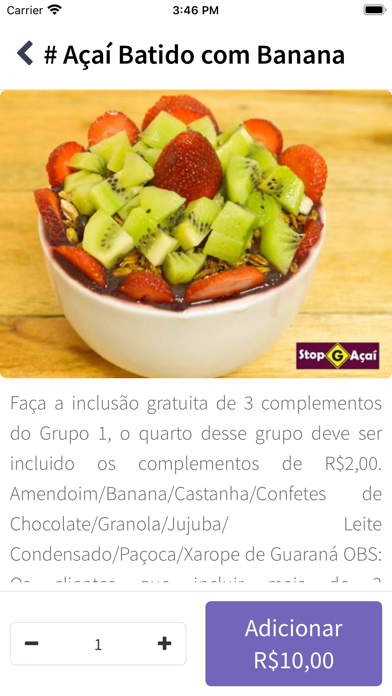 Tangkapan layar Stop G Açaí