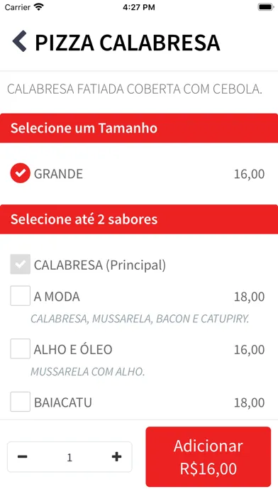Screenshot di Top10 Pizzas