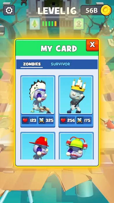Merge Survival: Zombie Battle سکرین شاٹس