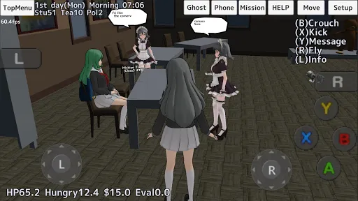 School Girls Simulator Screenshots