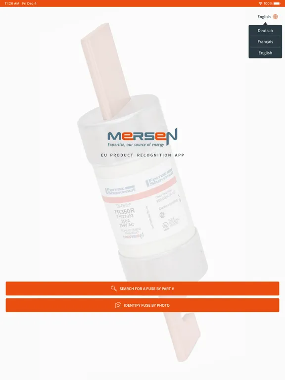 تصاویر EU Mersen Product Recognition iPad 