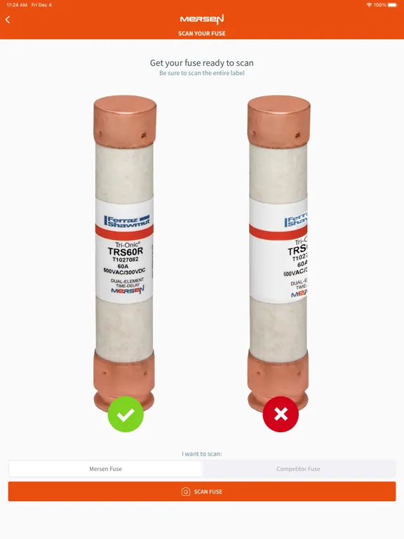 صور Mersen Product Recognition App iPad 